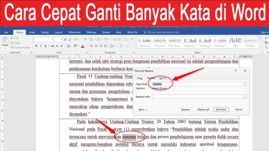 Ternyata Ini Cara Mengganti Satu Kata Dalam Words Berubah Semua Secara Otomatis 2026