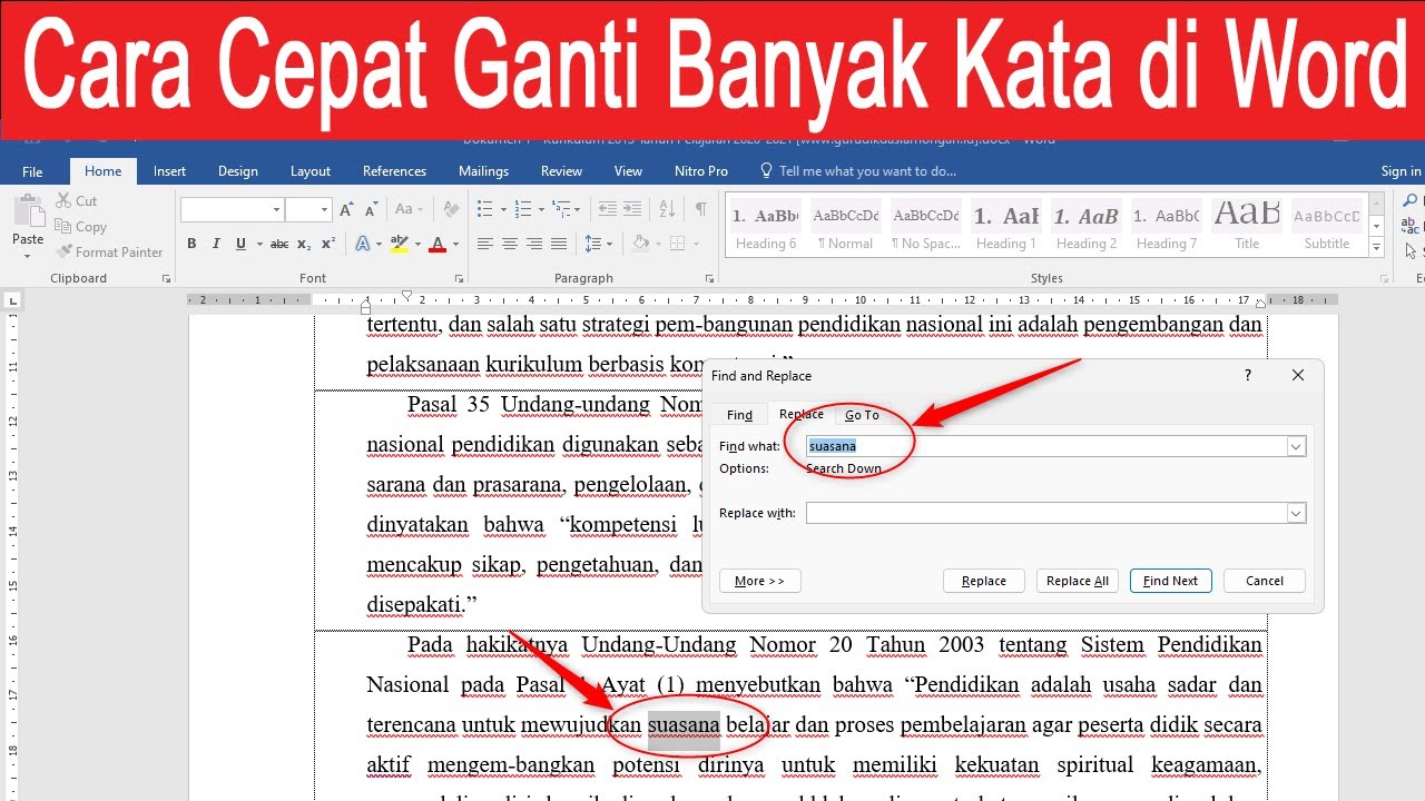 Ternyata Ini Cara Mengganti Satu Kata Dalam Words Berubah Semua Secara Otomatis 2026