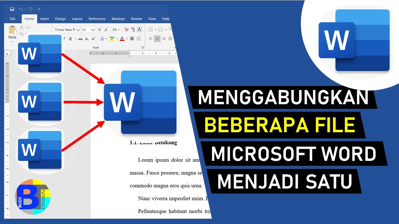 Mudah Cara Menggabungkan File Word Lengkap - LKomBis