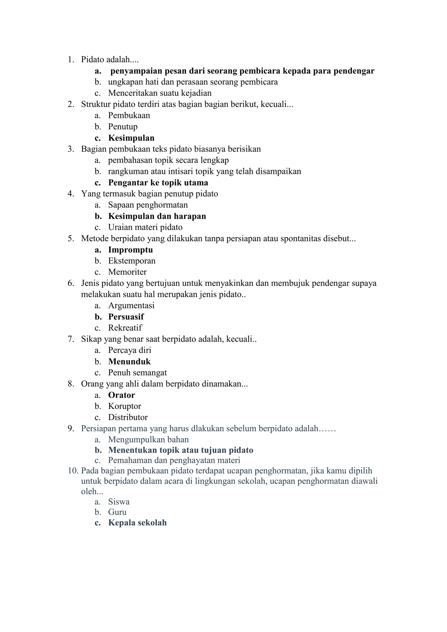 soal pdto kelas 10 semester 1 beserta jawabannya