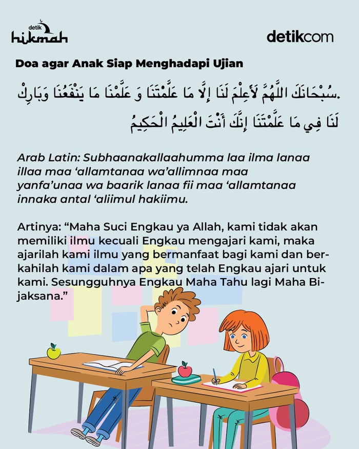 Doa untuk Anak yang Sedang Ujian Sekolah