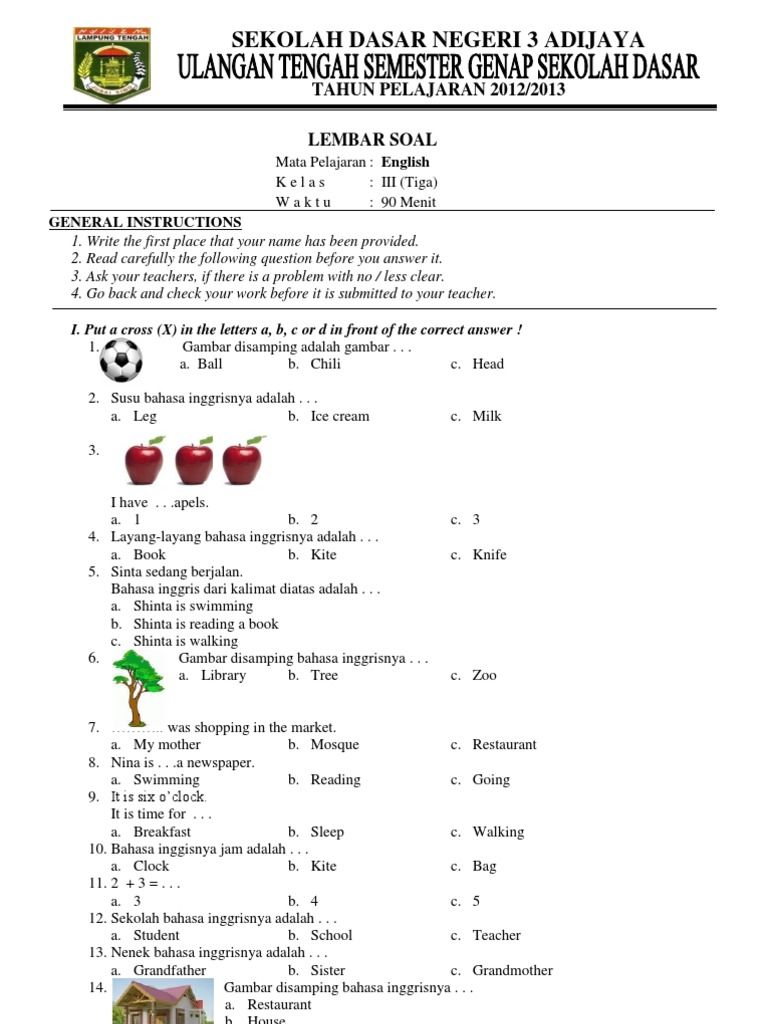 Ternyata Ini Rahasia Soal Bahasa Banjar Kelas 2 SD Semester 1 di Modul Bimbel Brilian