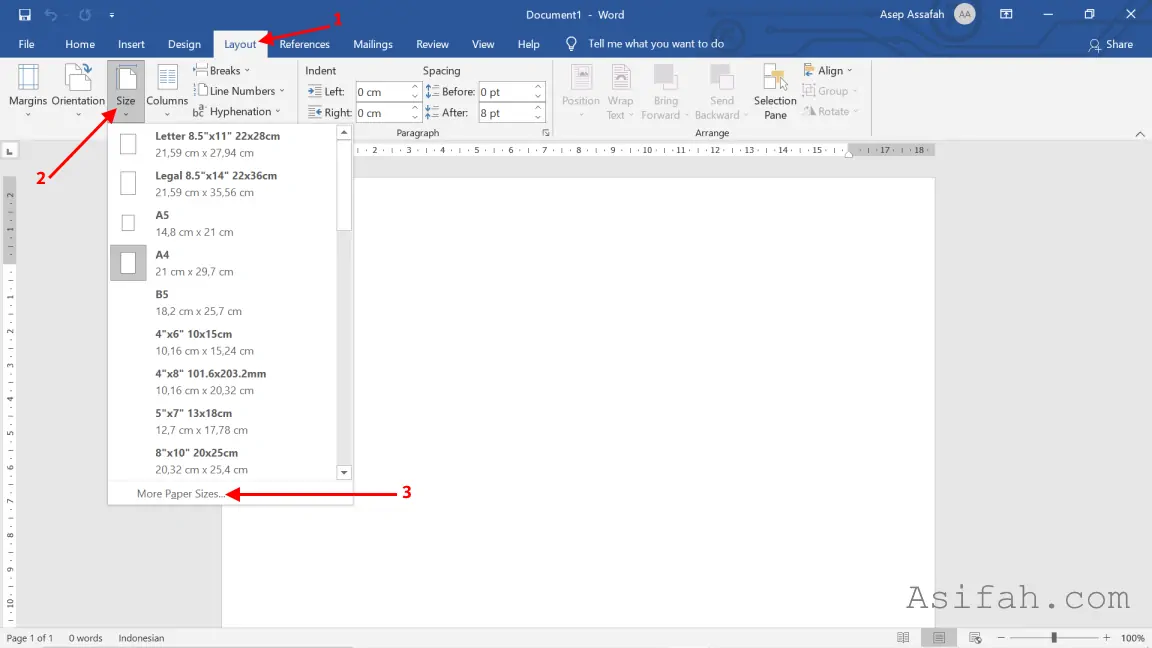 3 Cara Mengubah Perkertas di Word ke F4 Ternyata Semudah Ini, Wajib Tahu