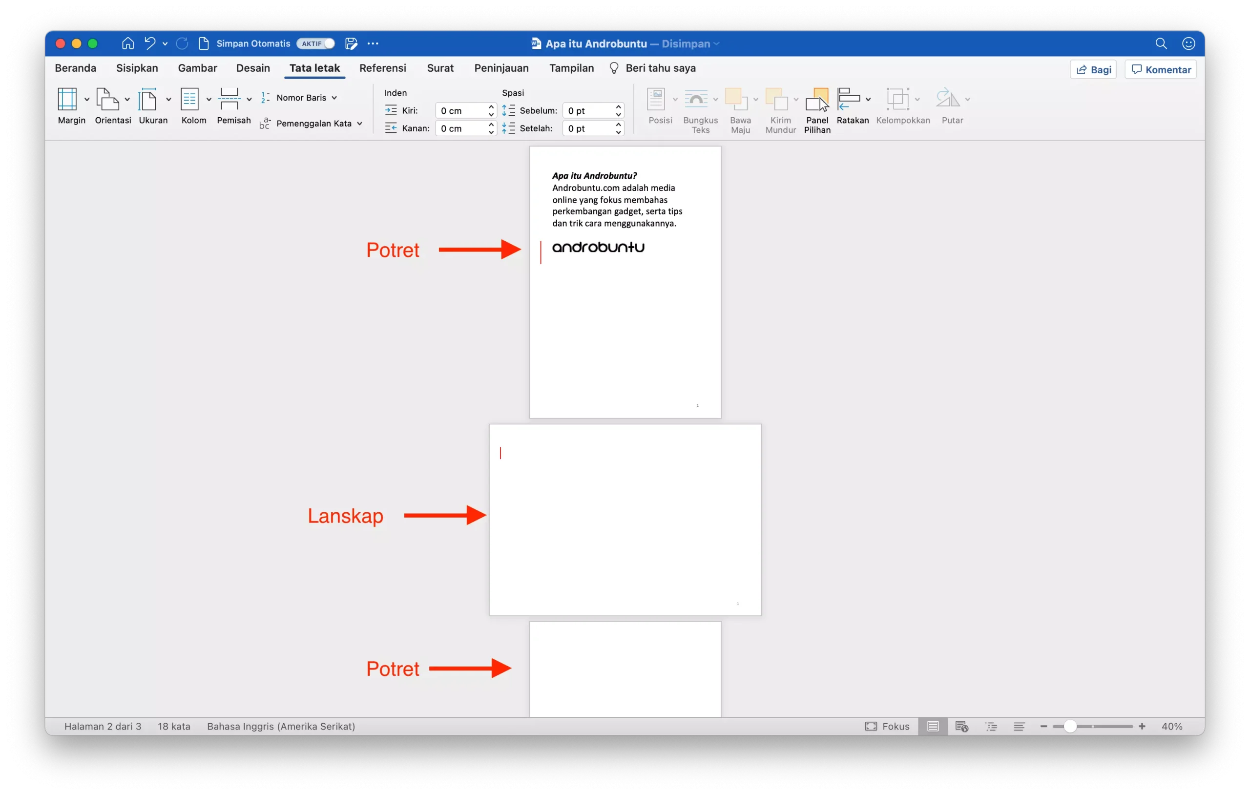3 Cara Mengubah Portrait Menjadi Landscape di MS Word yang Jarang Diketahui, Ternyata Semudah Ini