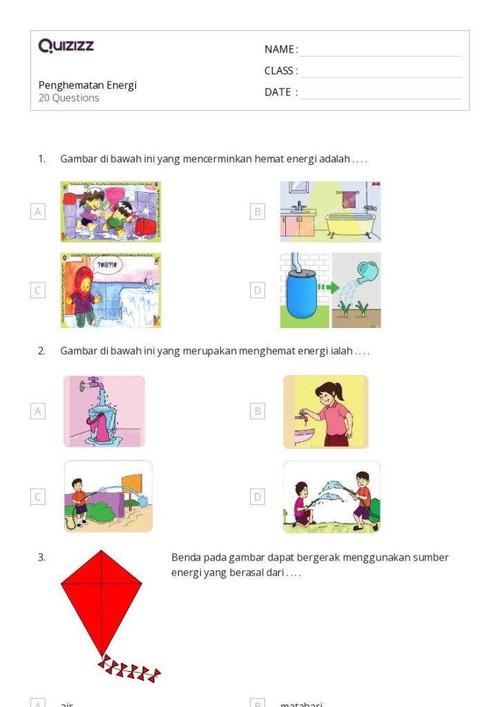 5 Contoh Soal IPA Kelas 3 SD Hemat Energi yang Wajib Diketahui Sebelum Ujian