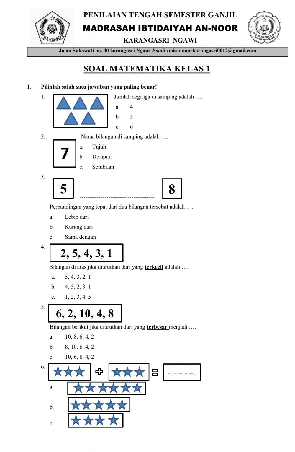 5 Contoh Soal Matematika Kelas 1 SMK Semester 2 yang Wajib Dikuasai Sebelum Ujian