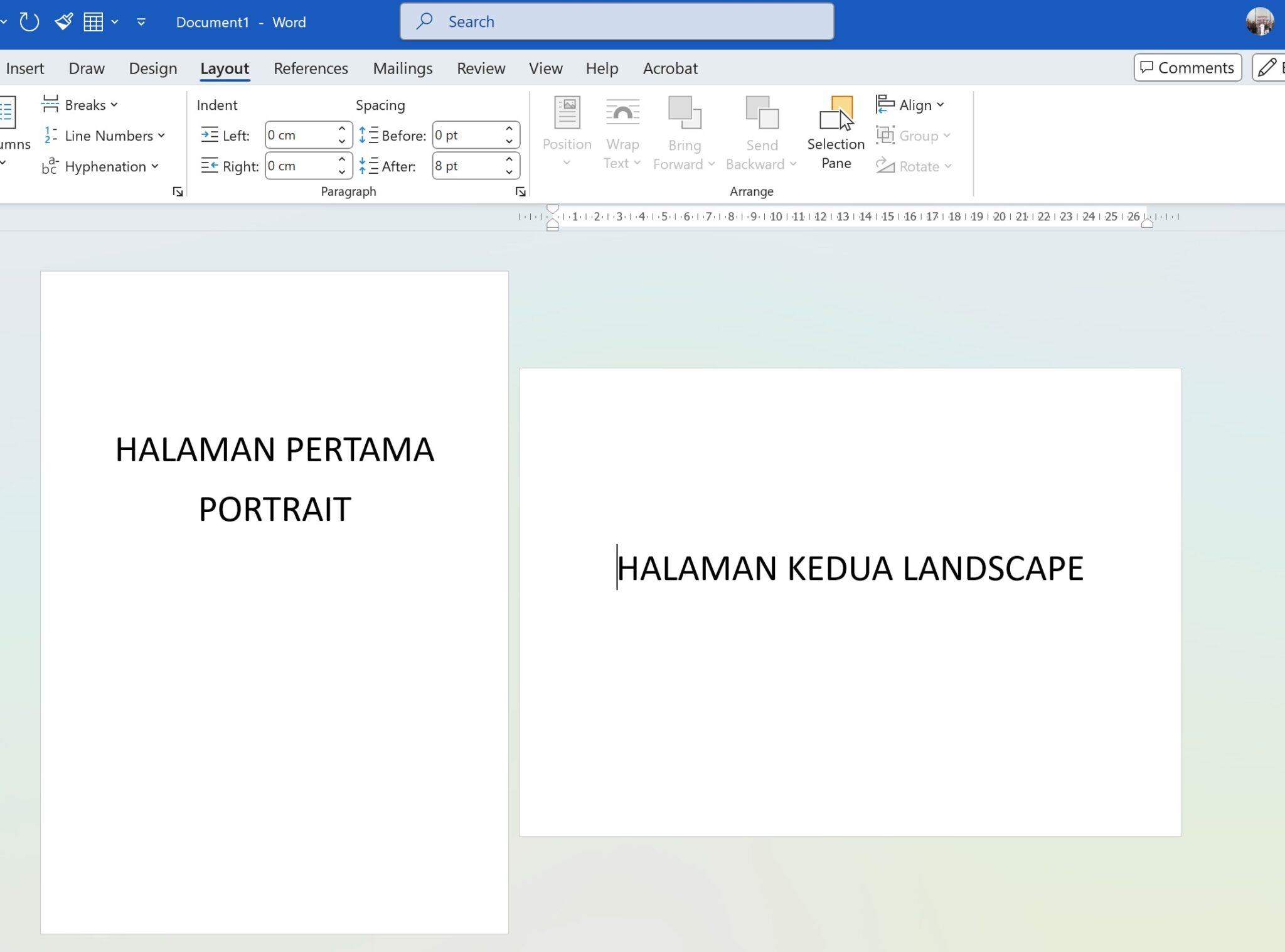 7 Cara Mengubah Portrait ke Landscape dalam Word 2026, Dijamin Tanpa Harus Bikin 2 File!