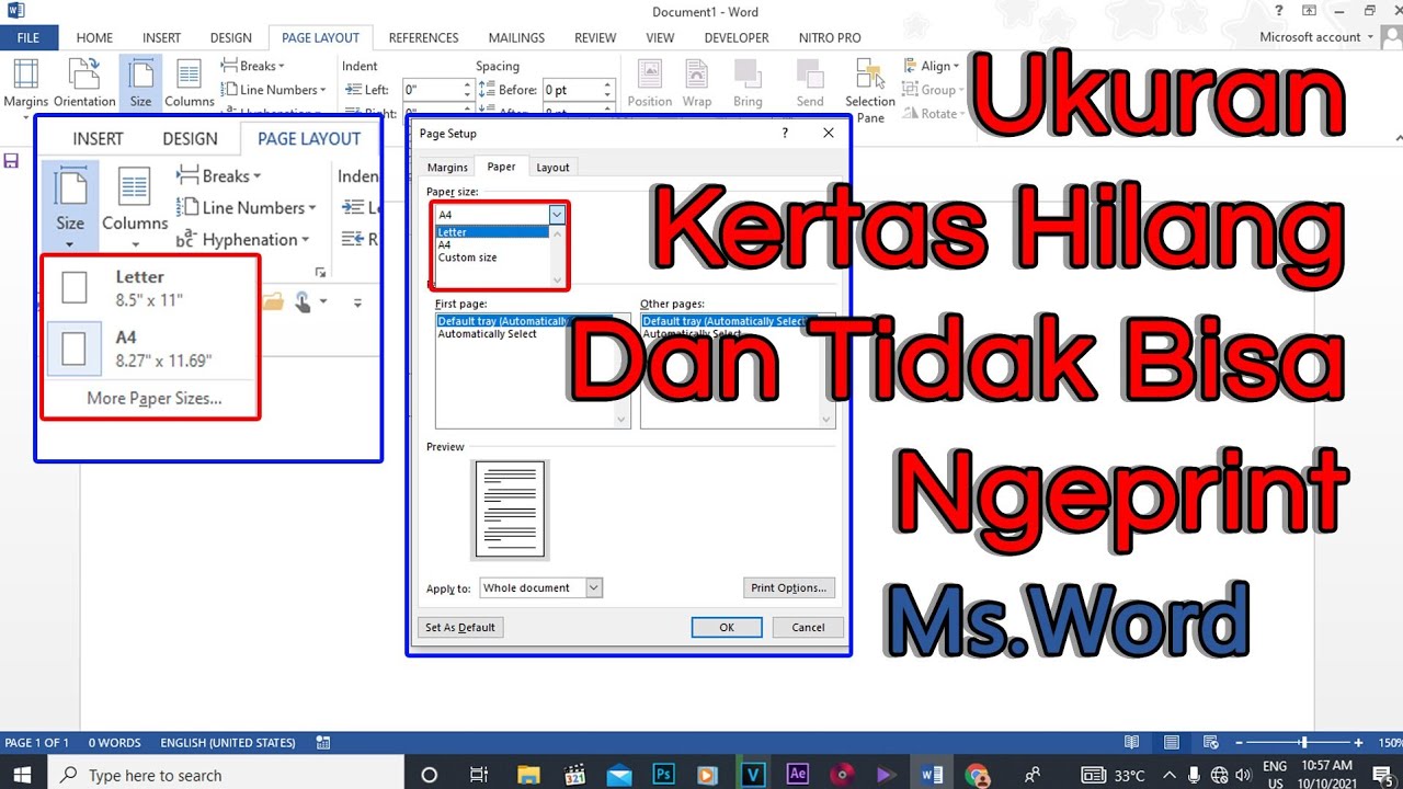 7 Cara Mengubah Posisi Kertas di Word Tidak Ikut Semua, Ternyata Semudah Ini