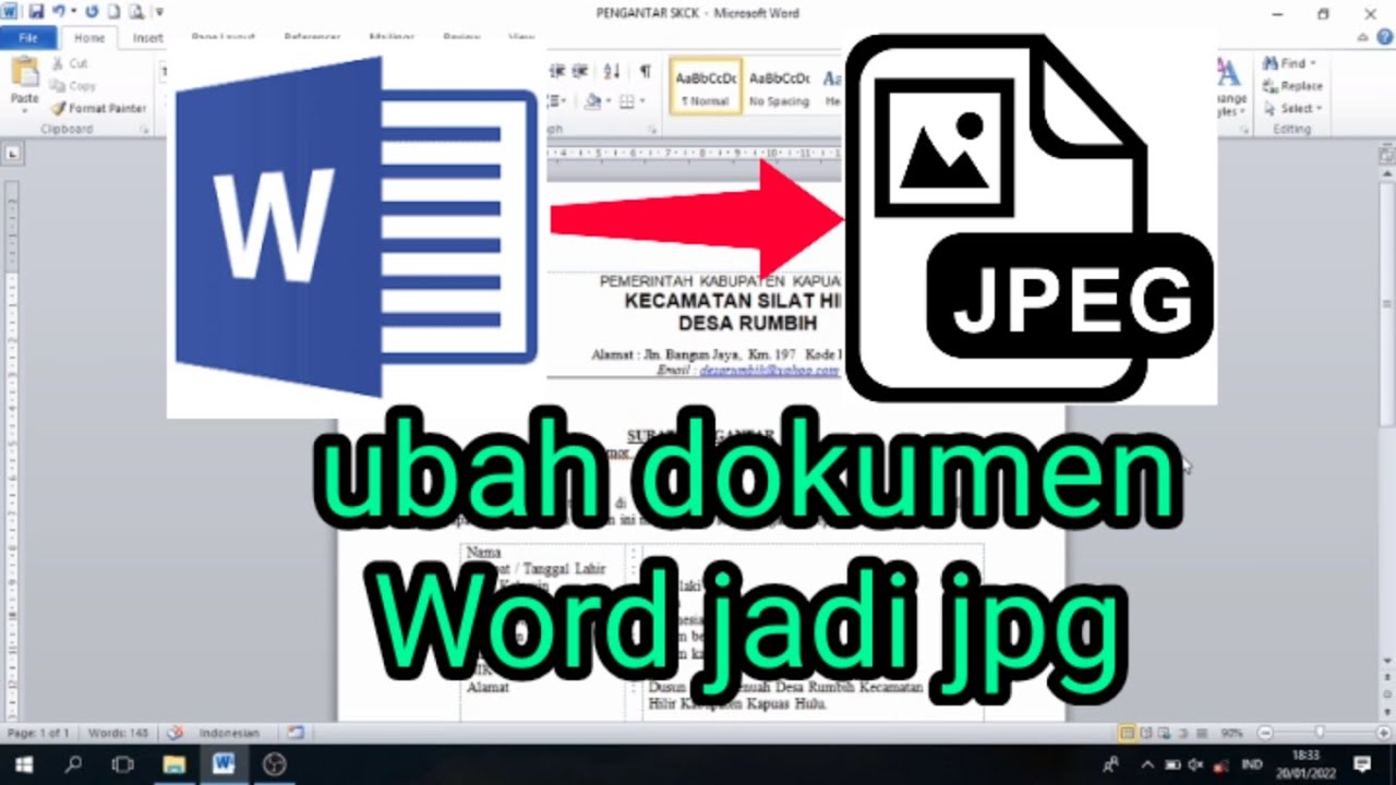 3 Rahasia Memilih software mengubah file word ke jpg jika wordnya panjang Hasil Maksimal