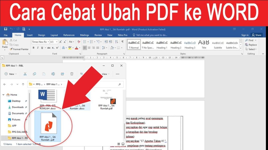 7 Cara Mengubah Penyimpanan PDF ke Word Tanpa Ribet, Ternyata Semudah Ini