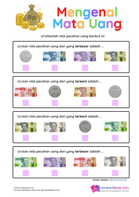 7 Contoh Soal Matematika Kelas 1 Tentang Uang-uangan yang Wajib Dikuasai Sebelum Terlambat