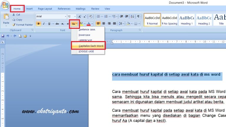 7 shortcut ms word mengubah huruf kapital jd huruf biasa yang Wajib Dicoba Sekarang