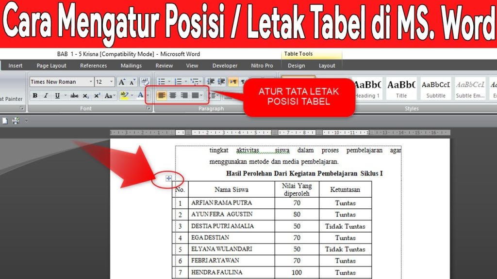 Cara Mengubah Posisi Angka dalam Tabel di Word: 5 Trik Cepat yang Jarang Diketahui untuk Merapikan Data Berat Badan