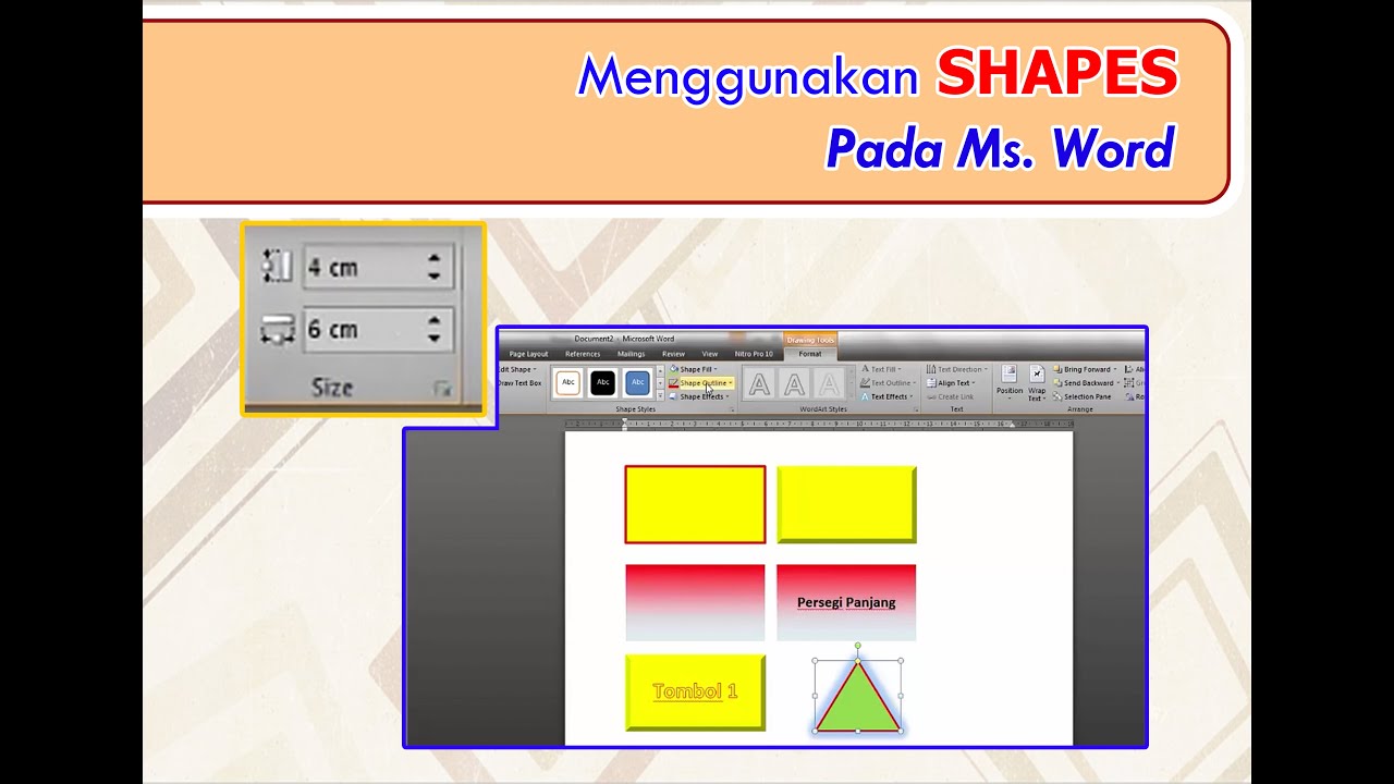 Rahasia 5 shortkey perkecil ukuran shape tanpa berubah di ms word yang wajib tahu di 2026