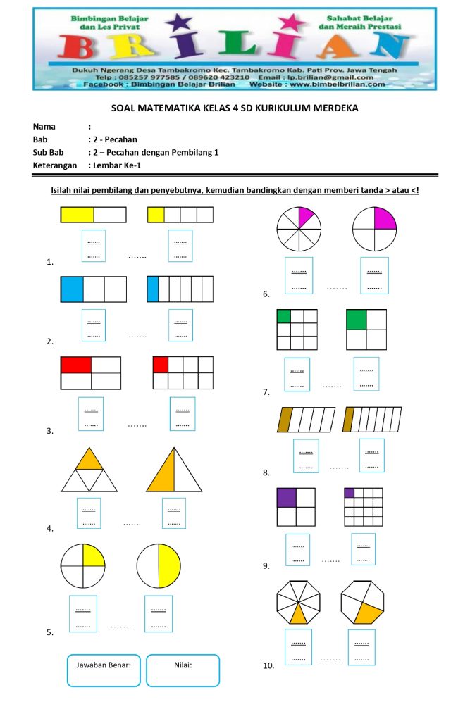 Ternyata Ini Contoh Soal Matematika Kelas 1 Semester 2 Kurikulum 2013 yang Sering Bikin Siswa Salah Jawab