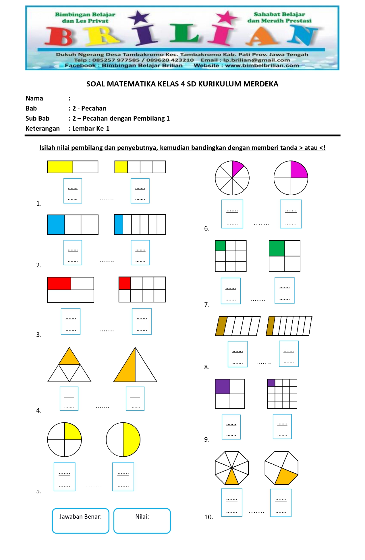Ternyata Ini Contoh Soal Matematika Kelas 1 Semester 2 Kurikulum 2013 yang Sering Bikin Siswa Salah Jawab