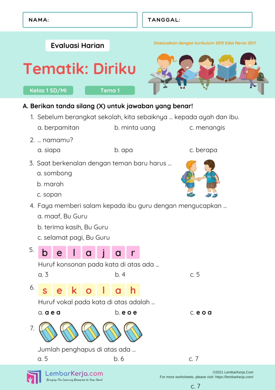 Terbukti! 7 Contoh Soal Kelas 1 SD Esay yang Membantu Anak Sukses di Tahun 2026