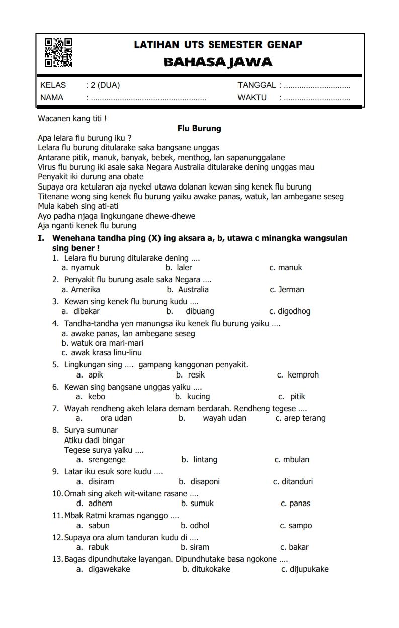 Rahasia Nilai Sempurna dengan Latihan Soal UAS Semester 1 Kelas 5 SD Terbaru