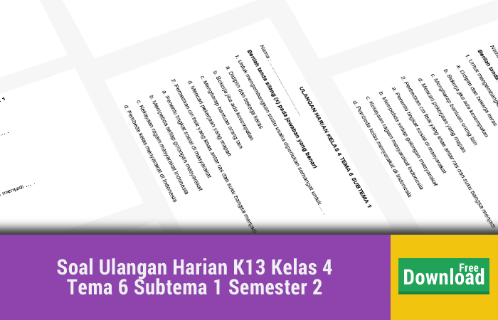 Wajib Tahu 5 Rahasia Cara Cepat Jawab Soal Tema 6 K13 Revisi 2017 Kelas 4 Agar Nilai Sempurna Wajib Tahu 5 Rahasia Cara Cepat Jawab Soal Tema 6 K13 Revisi 2017 Kelas 4 Agar Nilai Sempurna